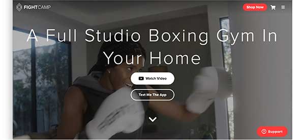 fight camp homepage