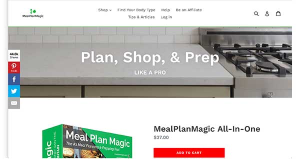 meal plan magic  homepage