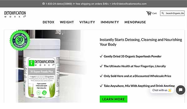 detoxification works home page