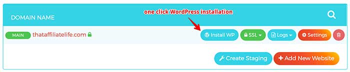wpx hosting wordpress install