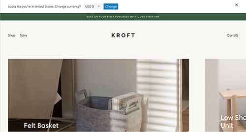 kroft furniture store