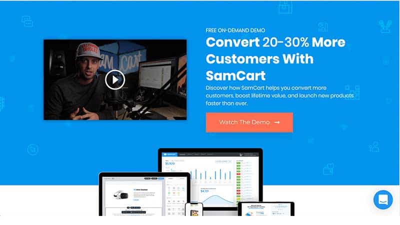 sell digital products with paypal - samcart