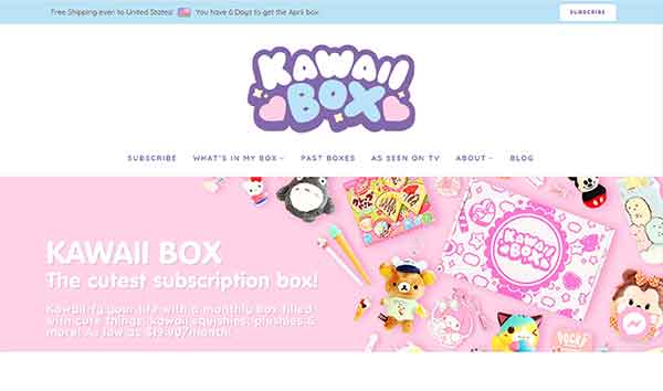 kawaii box subscription box