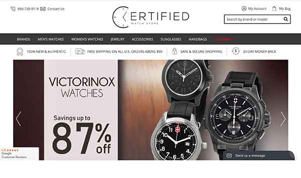certified watch store affiliate program