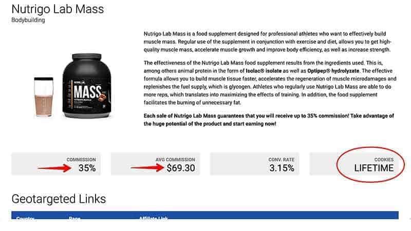 nutriprofits product page