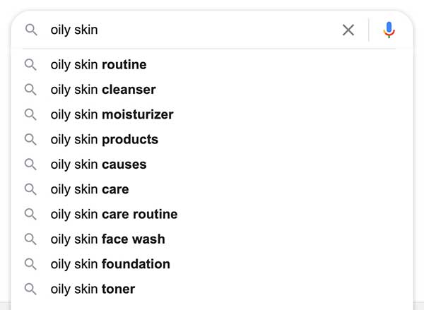 google skincare results