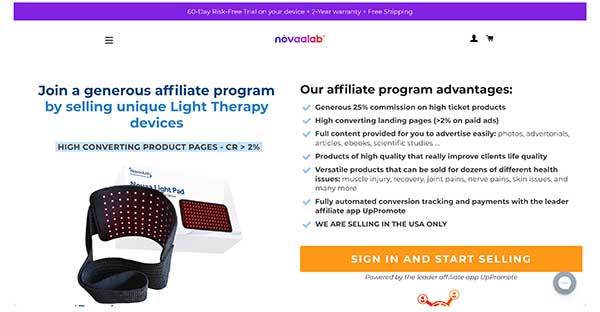 novaalab light therapy products