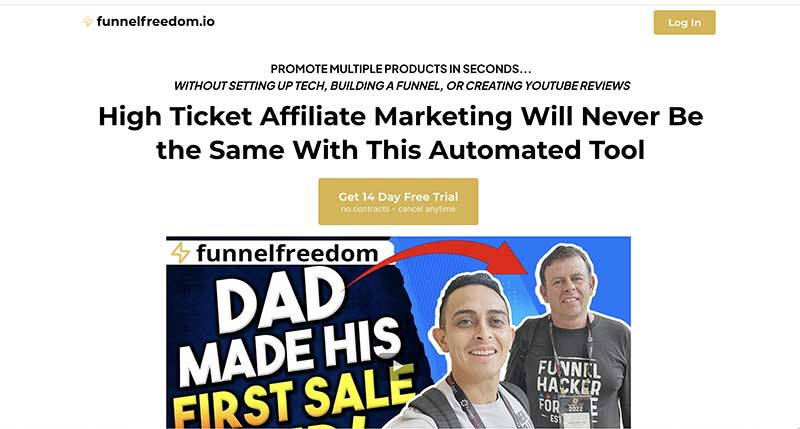 Funnel Freedom DFY sales funnel